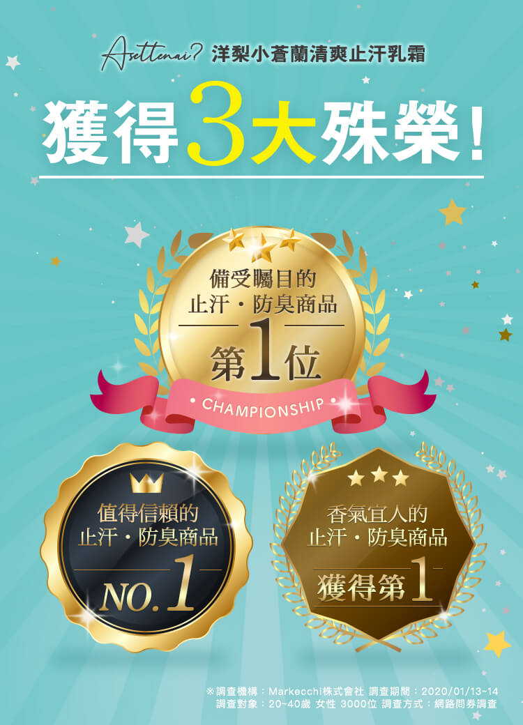 獲得３大殊榮！